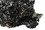 Lustrous Sphalerite & Calcite On Dolomite - Elmwood Mine #153324-2